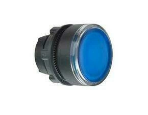 SCHN ZB5AH063 Ovládací hlavice stiskací prosvětlená, lícující - modrá