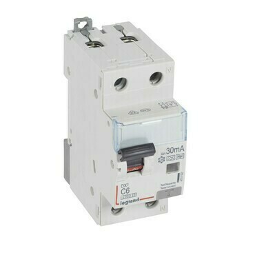 Chránič kombinovaný LEGRAND 411102 DX3 KOMB. 1+N C6 30MA F 6KA