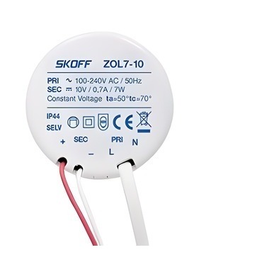 LED driver SKOFF ZOL 7 100 - 240 V AC 10V DC 50HZ 0,7A 7W IP44