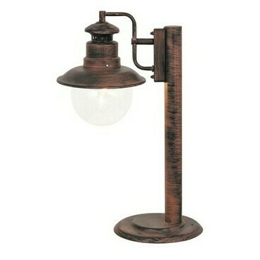 Venkovní sloupkové svítidlo Odessa anticky hnědá E27 1×60W RABALUX 8165