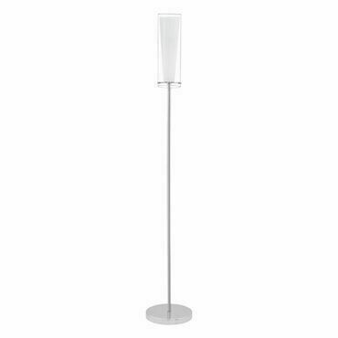 Lampa stojací EGLO STL 1 E27 CHROM KLAR WEISS PINTO