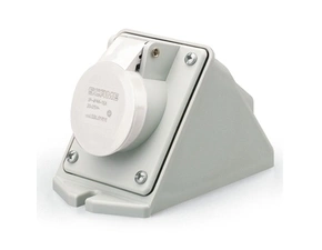 SCAME 530.01611 Zás. nástěnná IEC309 do 50V, šikmý box - 530.01611