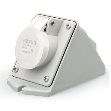 SCAME 530.03211 Zás. nástěnná IEC309 do 50V, šikmý box - 530.03211