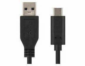 Kabel USB EMOS SM7021BL, 3.0, USB-A/USB-C, černá, 1 m