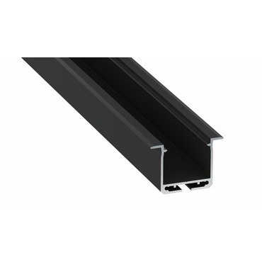 LED profil GREENLUX AL-PROFIL INDILEDA BLACK 2M (10-0205-20)