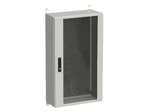 Rozvaděč nástěnný SOLARIX LC-20-24U-63-12-G, 19", 24U, 600x300 mm, skleněné dveře, zámek, venkovní