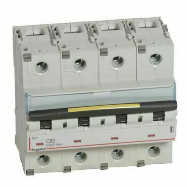 Jistič čtyřpolový LEGRAND 409362 DX3 4P C80 10000A/16KA