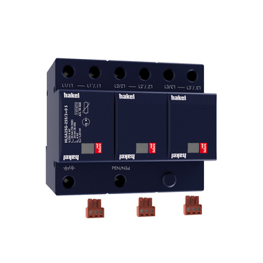 HAKEL 10468 HLSA25G-255/3+0 S SPD typ 1+2+3 RP 0,87kč/ks
