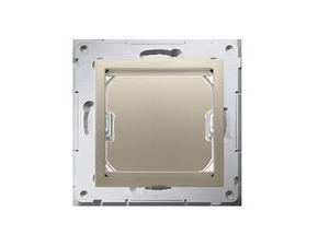 Adaptér přechodový SIMON 54 DA45.01/44, pro zařízení standardu 45×45 mm, zlatá metalizovaná