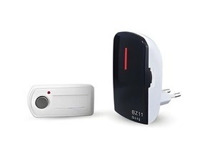 ELB 1116 BZ11 černá Bezdrátový zvonek - 230V AC
