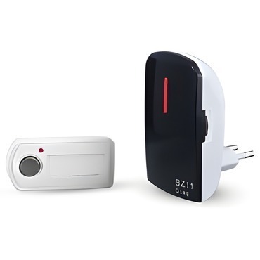 ELB 1116 BZ11 černá Bezdrátový zvonek - 230V AC