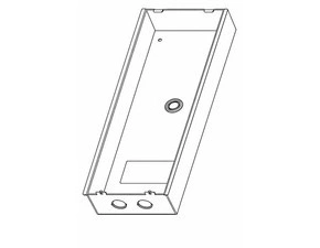 CZPHONE 5005003013 DV mont. krabice k tablu OS02E a OS11E - 340x144x50mm