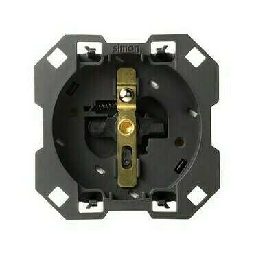 Kryt zásuvky iO, s uzemněním (přístroj, bez montážního rámečku),