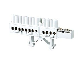 HEN Mi NK 14 Svorkovnice k upevnění na DIN, šedá, připojitelnost 1x25mm2 + 12x16mm2/ Cu