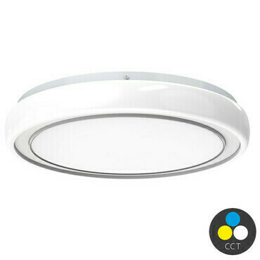 Svítidlo stropní ECOPLANET DUHA 36W, 2700lm, CCT 3000/4000/6500K, IP20, bílá