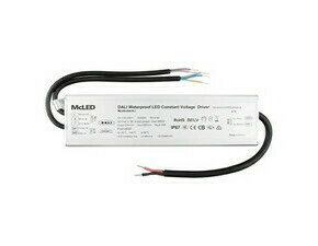 LED driver napěťový MC LED 240W, DC 24V/10A, IP67, řízení DALI a tlačítko