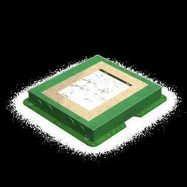 Kazeta plastová SIMON G401, do potěru ke krabici podlahové Simon KF (KF400/1),