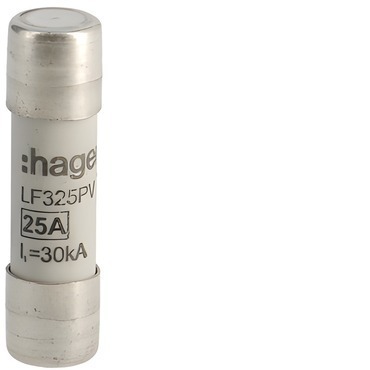HAG LF325PV Pojistka válcová, velikost 10x38, 25A gR 600V DC