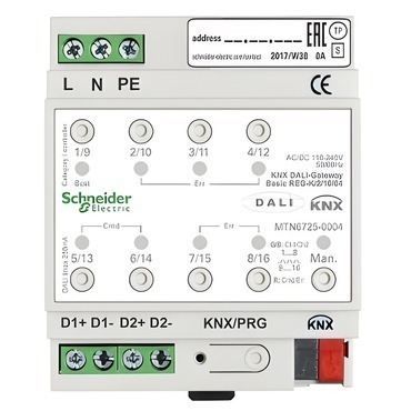 SCHN MTN6725-0004 KNX DALI brána Basic REG-K/2/16/64