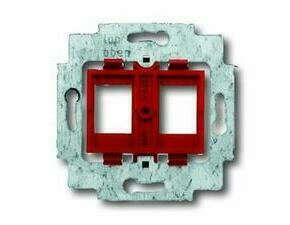 Třmen se soklem ABB 2CKA001753A8055, (pro 2x keystone); červená; 1812