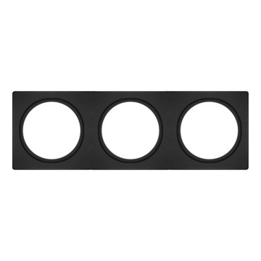 Rámeček LEDVANCE SPOT FRAME 100X300 3X D68 BK