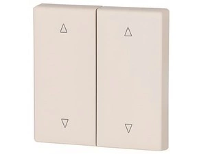 EATON 147618 CWIZ-02/22 Kryt RF tlačítka 2x1/2 55x55mm, Nahoru-dolů, Krémová, matná