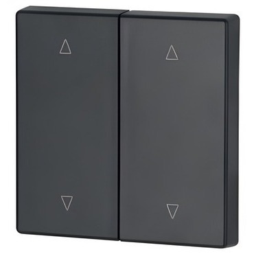 EATON 147620 CWIZ-02/24 Kryt RF tlačítka 2x1/2 55x55mm, Nahoru-dolů,  Antracitová, matná