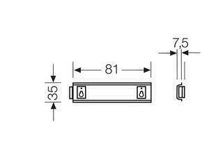 HEN KG TS 01 Lišta DIN pro KG 9001