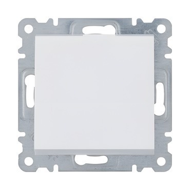 Tlačítko spínací HAGER LUMINA WL0010, řazení 1, bílá