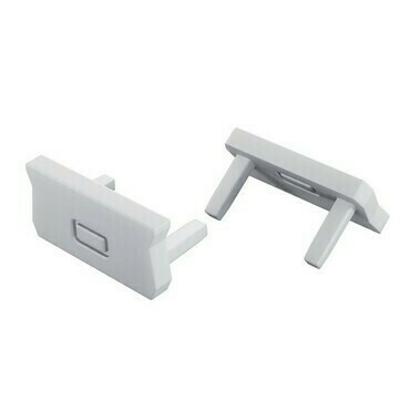 Koncovka profilu GREENLUX EC-PROFIL ATOM 2IN1 WHITE  (12-1541-01)