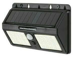 Solární svítidlo Ostrava černá LED 2,4W RABALUX 7881