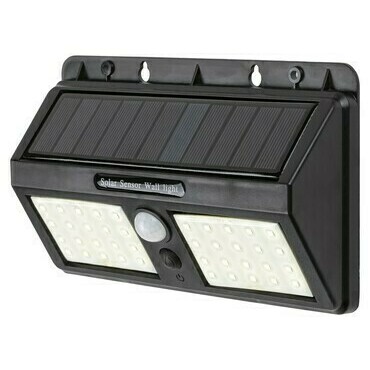 Solární svítidlo Ostrava černá LED 2,4W RABALUX 7881