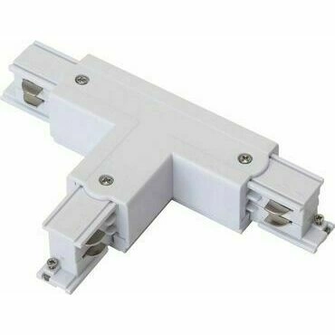 Spojka T GREENLUX TRACK T CONNECTOR T-R2 4W WHITE, bílá