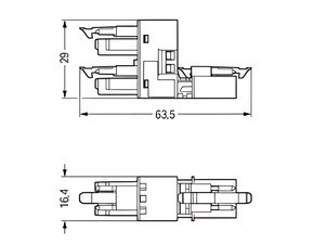 H-rozdělovač WAGO 890-1761