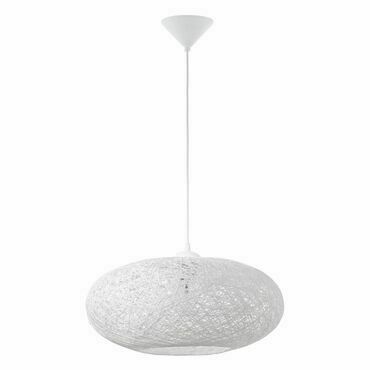 Designový lustr CAMPILO bílá O450 mm 1X60W EGLO