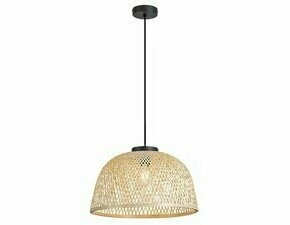 Svítidlo závěsné RABALUX 72025 RATTAN černá E27 1x MAX 25W