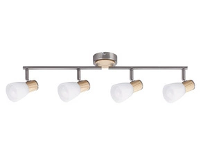 Svítidlo RABALUX 6489 GAVIN saténová chromová E14 4x MAX 40W