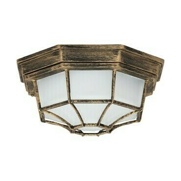 Venkovní stropní svítidlo Milano antická zlatá E27 1×100W RABALUX 8376