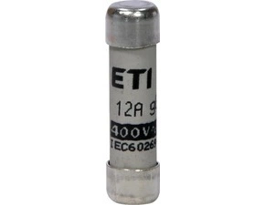 ETI 002610008 pojistka, CH8x32 gG 12A/400V