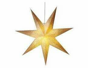 EMOS DCAZ07 PAPER STAR GOLD 60CM E14