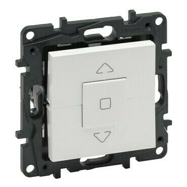 Spínač žaluzií č.1+1 LEG 863144 Niloé Step bílá