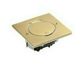 Krabice podlah. LEG 089710 Platinum IP44 2M bronz, čtverec