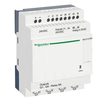 SCHN SR2E121BD COMPACTslepý 24VDC s hod 8DI(4AI)/4RO RP 0,23kč/ks