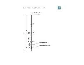 JBUD 10 L stožár silniční třístupňový