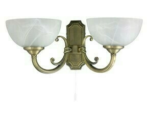 Nástěnné svítidlo Marlene bronzová E14 2×40W RABALUX 8542