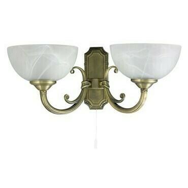 Nástěnné svítidlo Marlene bronzová E14 2×40W RABALUX 8542