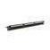 Patch panel WIREX WPP-6-U-24-1-BL, 19", CAT6, UTP, 24x RJ45, 1U, vyvazovací lišta, černý
