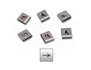 wpr2749 WR1-arw nerezový popisovací systém Wapro Easy Read - znak "šipka"