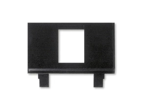 Maska nosná ABB 5014E-B01017, černá, pro 1 komunikační zásuvku keystone
