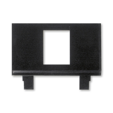 Maska nosná ABB 5014E-B01017, černá, pro 1 komunikační zásuvku keystone